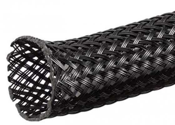 ISO9001 PET Expandable Braided Sleeve Tự tắt 60s