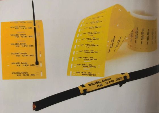Nhãn nhận dạng thuốc chống cháy không chứa halogen cho đánh dấu