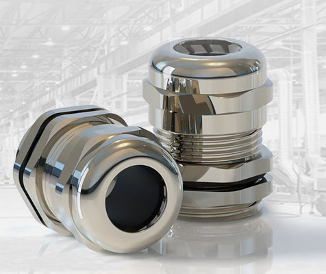 M12X1.5 ((3-6.5) Không thấm nước Nickel bọc đồng Cable Gland IP68 Cable Connector