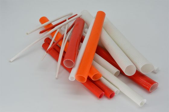 Silikon phủ sợi thủy tinh tay áo bảo vệ chống mài mòn Không nứt