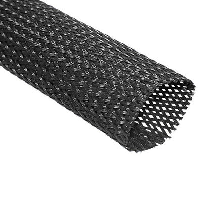 Độ linh hoạt cao mở rộng PET đan dây cáp tay áo 1.5 inch