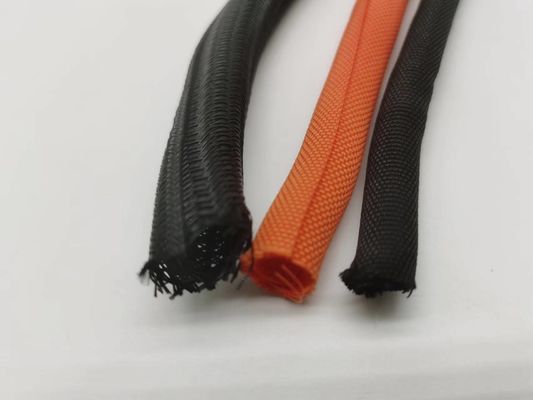 Thiết kế tự đóng PET dây cáp đan sleeve chống cháy cho quản lý cáp