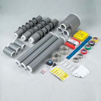 IEC 60502 Tiêu chuẩn bộ kết thúc thu hẹp lạnh 35KV Nội thất / ngoài trời Bộ ghép thu lạnh cho cáp Bộ niêm phong cáp thu lạnh
