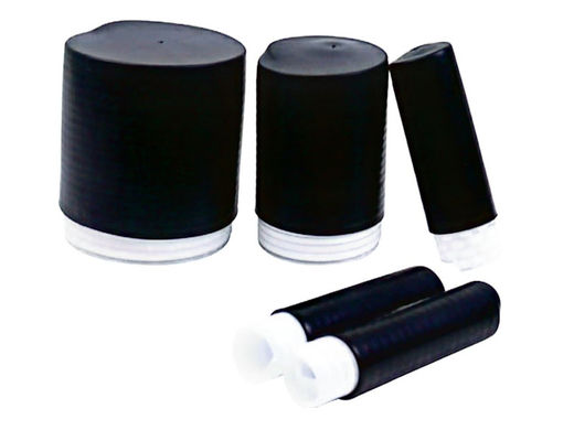 Cable chất lỏng cao su silicone LSR Cold Shrink Termination Kits End Cap Black Cold Shrink Splice Kits