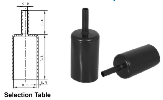 RoHS cách nhiệt Anode Caps có thể co lại
