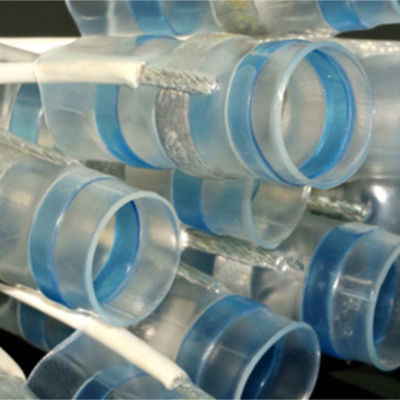 125 độ Solder Sleeve Thiết bị bảo vệ kết thúc với dẫn