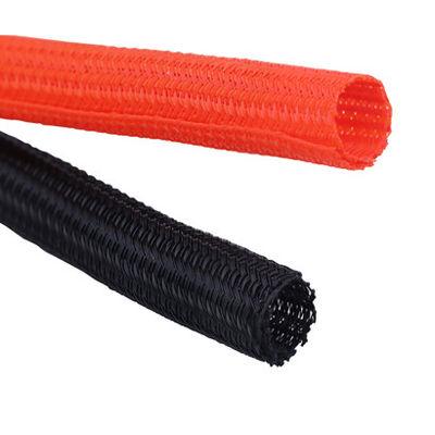 Ống chống cháy, Kháng mòn Polyester Monofilament tự dập tắt nhiệt Tắt nhỏ tay áo đan