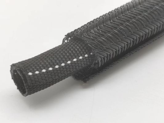 Ống chống cháy, Kháng mòn Polyester Monofilament tự dập tắt nhiệt Tắt nhỏ tay áo đan