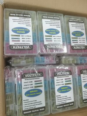 Không thấm nước phổ biến Joiners hàng hải 300pcs Solder tay áo dây Splices Solder Seal Nhiệt thu hẹp Butt Connector