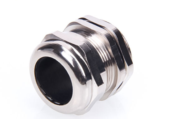 Đầu nối ống dẫn cáp bằng đồng thau mạ niken M20X1.5(5-10) cho cáp IP68 Chống thấm nước
